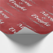 Merry en Bright Cadeaupapier (Hoek)