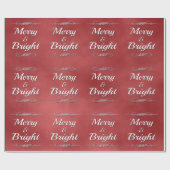 Merry en Bright Cadeaupapier (Vlak)