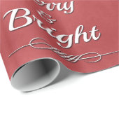 Merry en Bright Cadeaupapier (Rol Hoek)