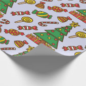 Merry en Bright Cadeaupapier (Hoek)