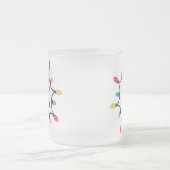 Merry en bright chritmas light matglas koffiemok (Center)