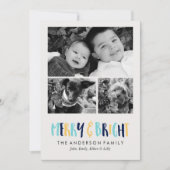 Merry en Bright Feestdagen Feestdagenkaart (Voorkant)