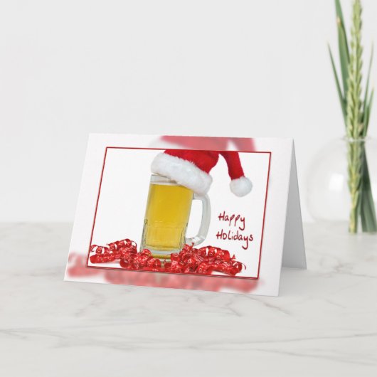 Merry en Bright Feestdagen Kaart (Voorkant)