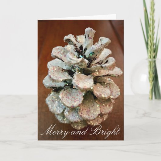 Merry en Bright Feestdagen Kaart (Voorkant)