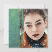 Merry en Bright Feestdagenkaart (Voorkant)