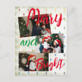Merry en Bright Feestdagenkaart (Voorkant)