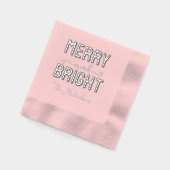 Merry en Bright Folie Servetten (Links)