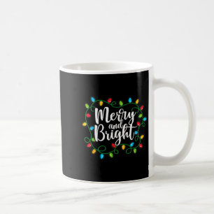 Merry en Bright Grappige Familie Matching Kerst O Koffiemok