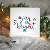 Merry en bright - groen en rood