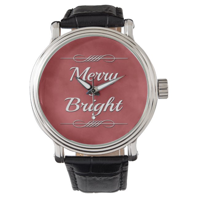 Merry en Bright Horloge (Voorkant)