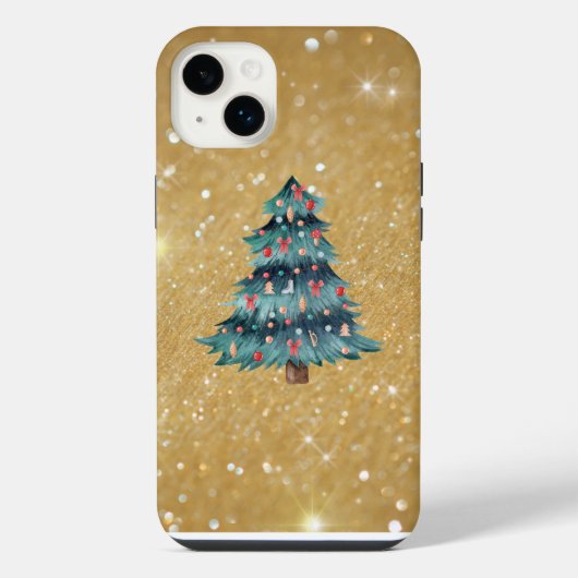 Merry en Bright iPhone Hoesje (Achterkant)
