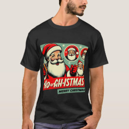 Merry en Bright kerstfeest T-shirt