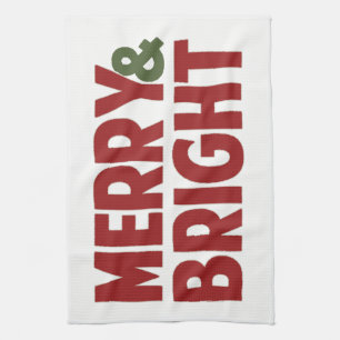 Merry en Bright Kitchen Towel Theedoek