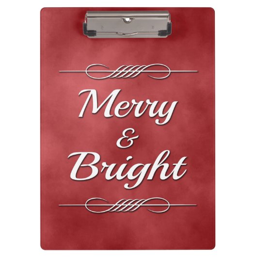 Merry en Bright Klembord (Voorkant)