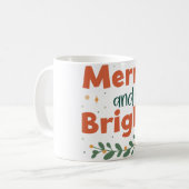 Merry en Bright Koffiemok (Voorkant links)