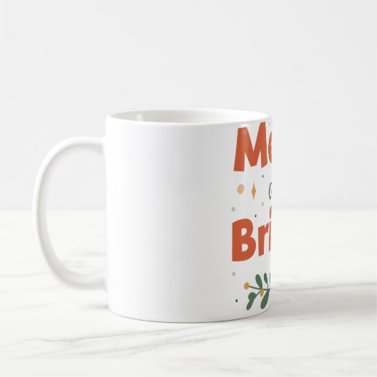Merry en Bright Koffiemok (Links)