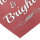 Merry en Bright Korte Tafelloper (Hoek)