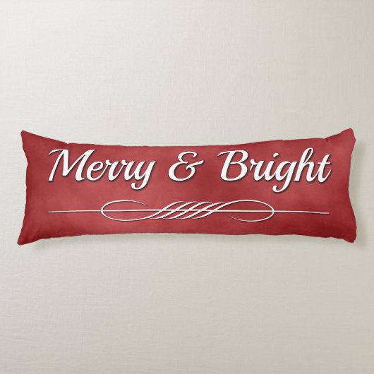 Merry en Bright Lichaamskussen (Voorkant)