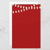 Merry en Bright Lichten Briefpapier (Voorkant / Achterkant)