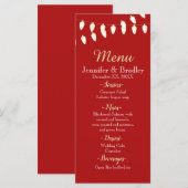 Merry en Bright Menu (Voorkant / Achterkant)