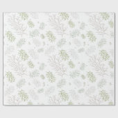 Merry en Bright met Mistletoe Cadeaupapier (Vlak)
