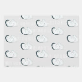 Merry en Bright met Mistletoe Inpakpapier Vel (Voorkant 2)