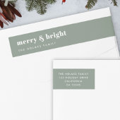 Merry en Bright | Moderne minimale kerstgroen