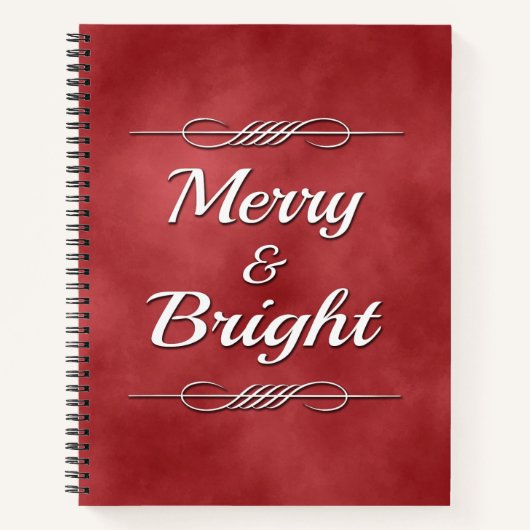 Merry en Bright Notitieboek (Voorkant)