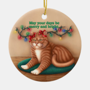Merry en Bright Ornament