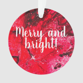 Merry en bright ornament