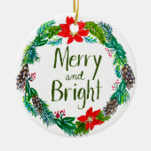 Merry en Bright Ornament (Voorkant)