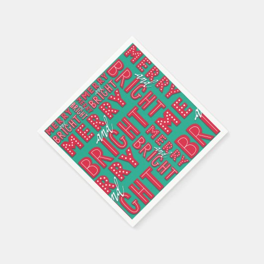 Merry en Bright Servet (Hoek)