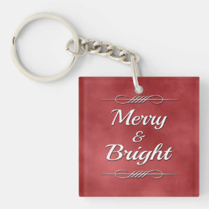 Merry en Bright Sleutelhanger