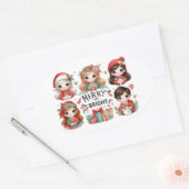 Merry en Bright Stickers (Envelop)