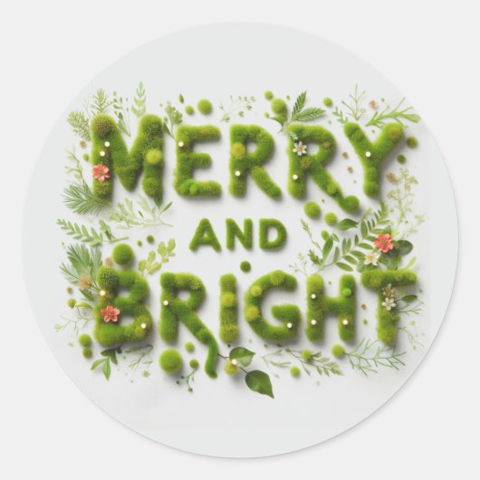 Merry en Bright Stickers (Voorkant)