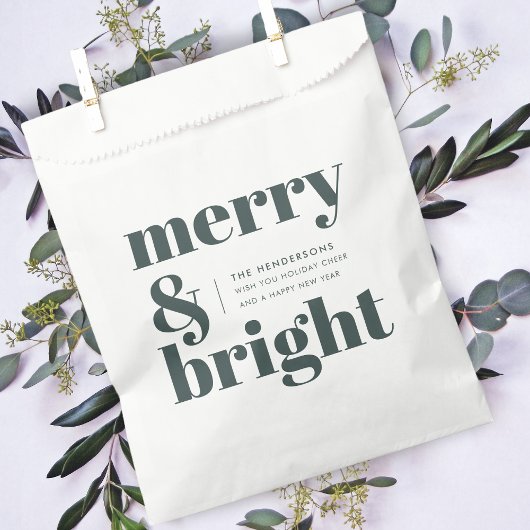 Merry en Bright | Stijlvolle boskerst Bedankzakje