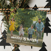 Merry en Bright | Stijlvolle serie Kerstmis Bedankjes Labels