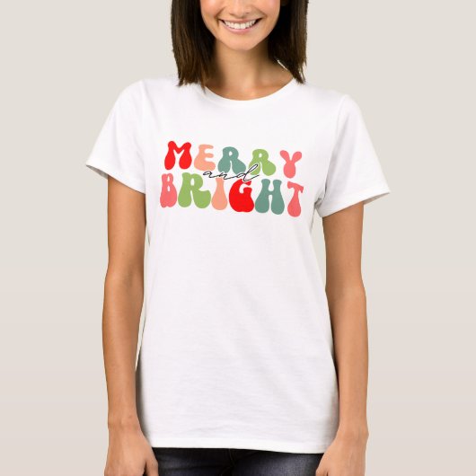 Merry en Bright T-shirt (Voorkant)