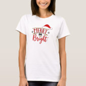 Merry en Bright T-shirt (Voorkant)
