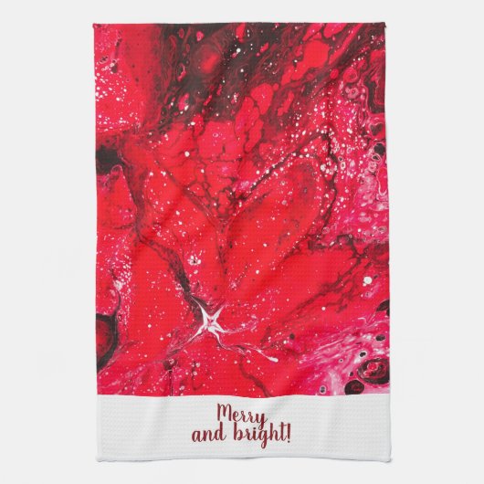 Merry en bright theedoek (Verticaal)