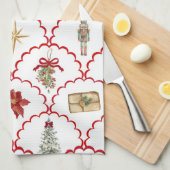 Merry en Bright Theedoek (Quarter Fold)