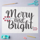 Merry en Bright Tissuepapier (Craft)