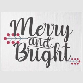 Merry en Bright Tissuepapier