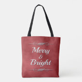 Merry en Bright Tote Bag (Achterkant)