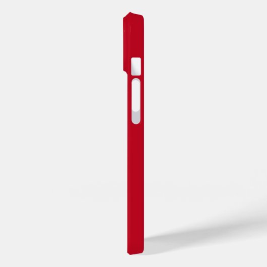 Merry en Bright Typography Script Rood Case-Mate iPhone Case (Achterkant / Links)