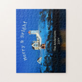 Merry en Bright vuurtoren Legpuzzel (Verticaal)