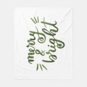 Merry en felgroen fleece deken (Voorkant)