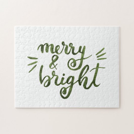 Merry en felgroen legpuzzel (Horizontaal)