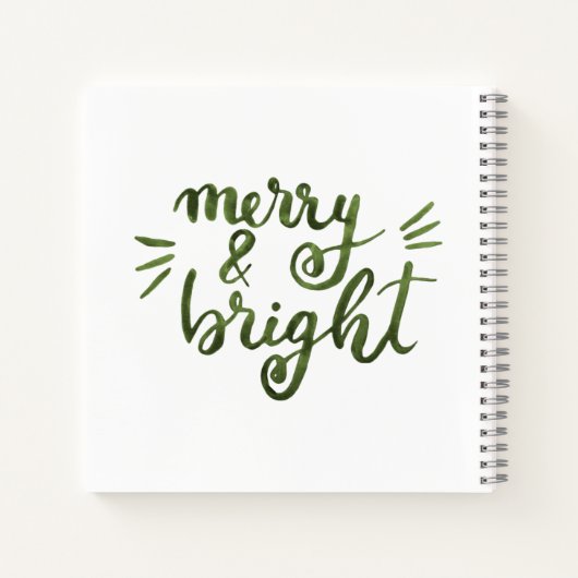 Merry en felgroen notitieboek (Achterkant)