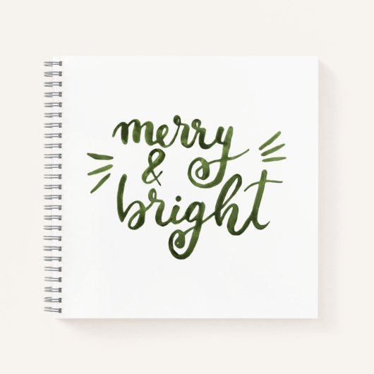 Merry en felgroen notitieboek (Voorkant)